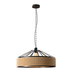 rustic hemp rope ceiling lamp