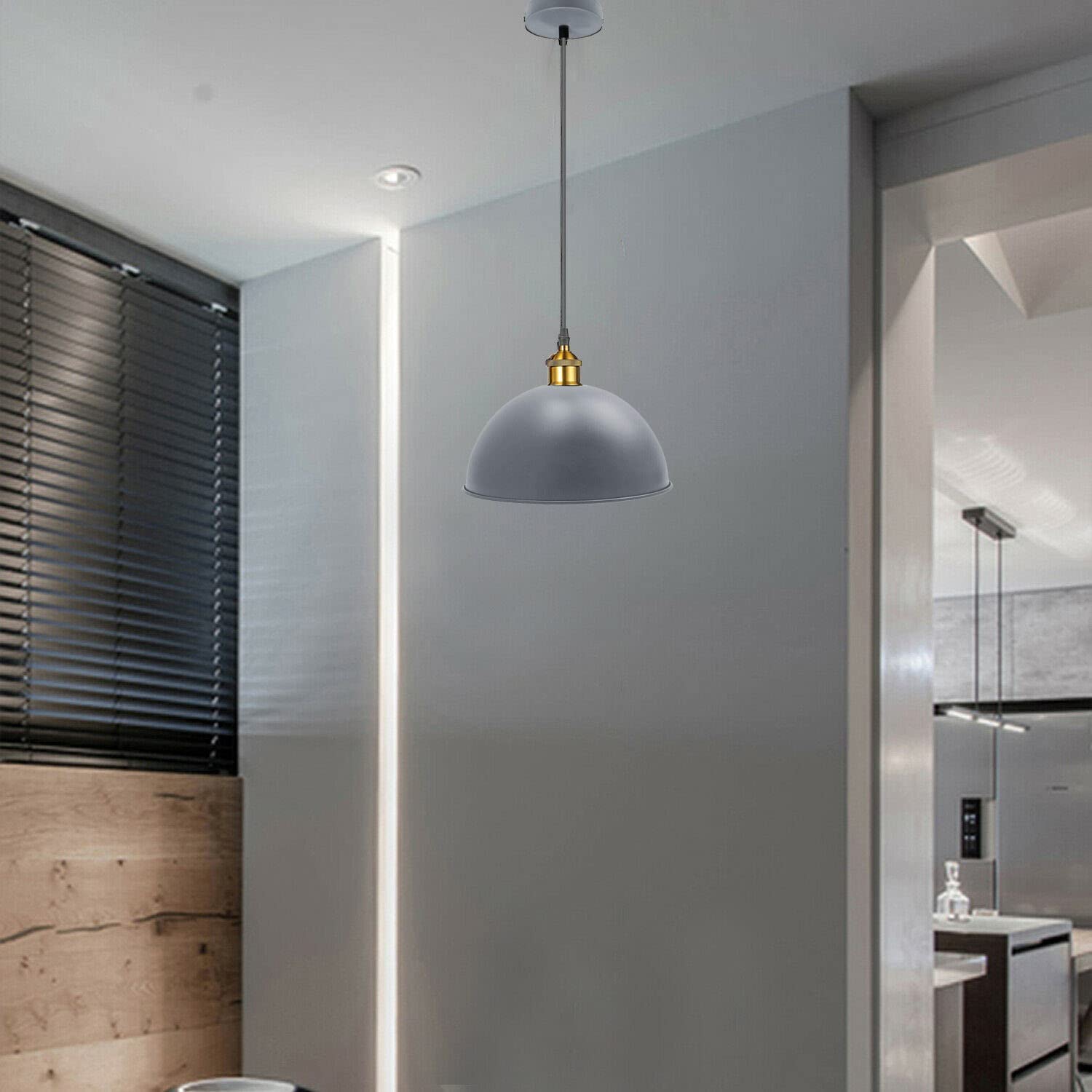 for grey dining light copper