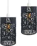 black cage pendant shade for l