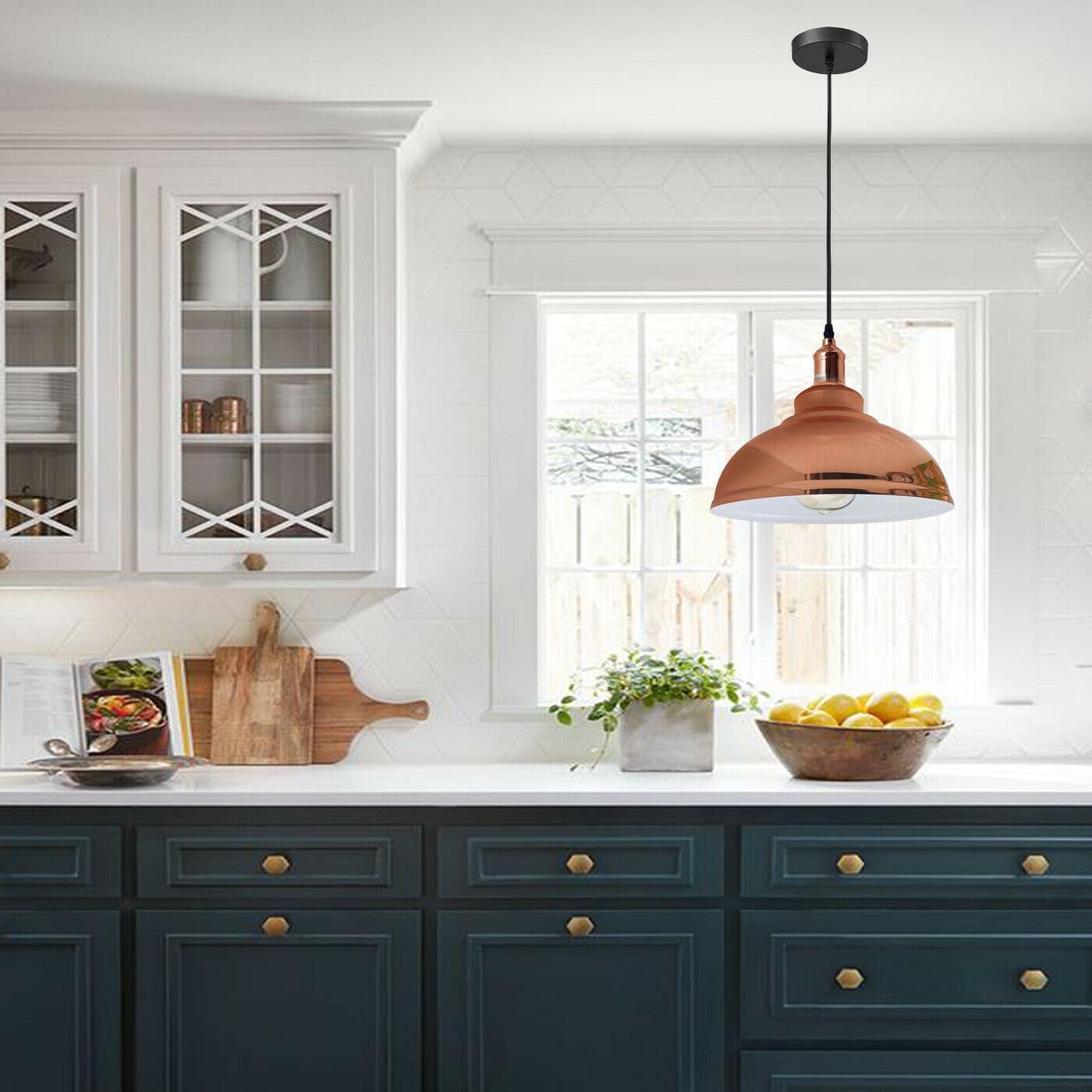 black brass light shade pendan