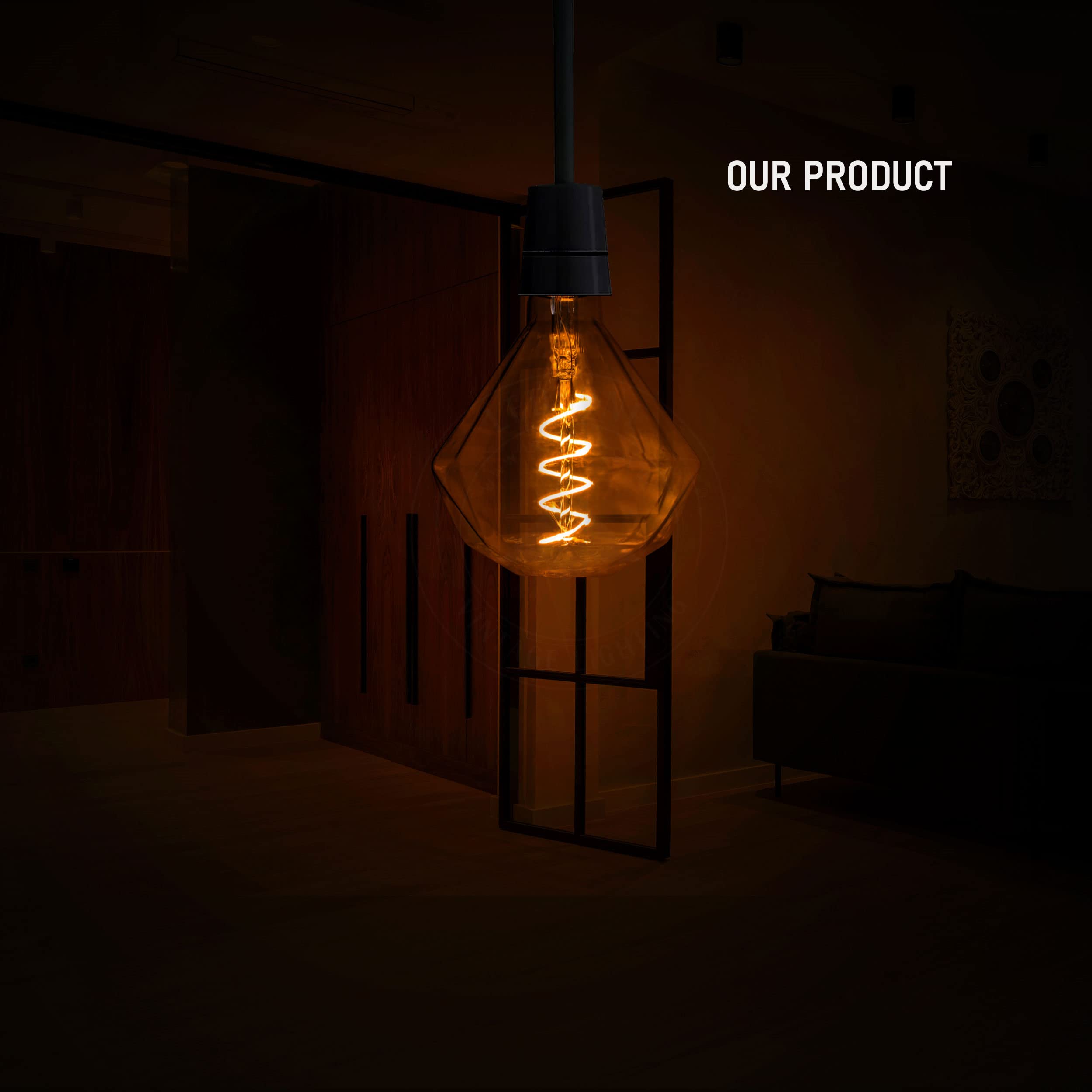 dimmable filament light e27