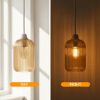 amber glass lamp shade for e27