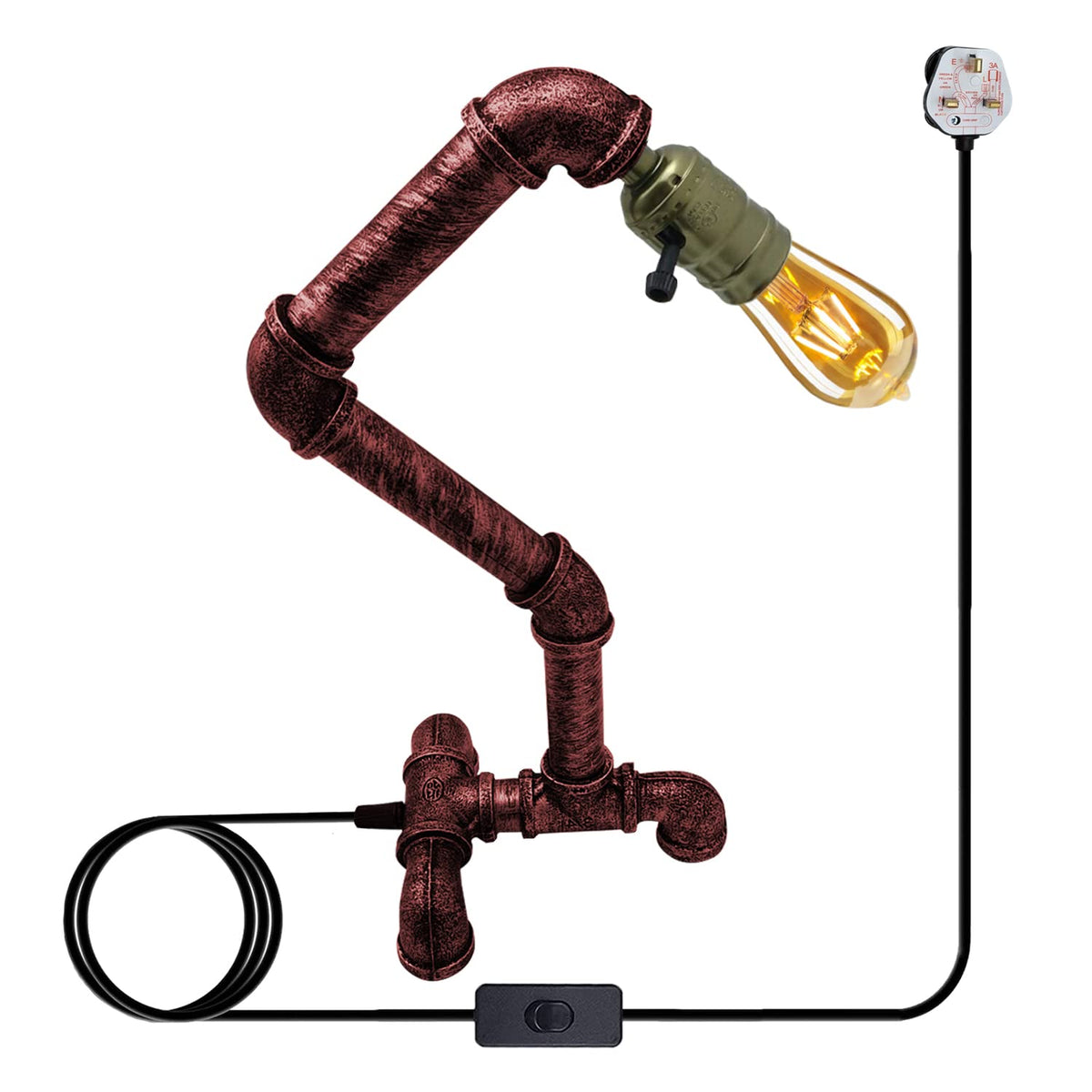 vintage pipe lamp for office d