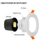 Modern New LED Recessed Ceiling White LED Round Panel Downlight IP20 Cool White ~1222