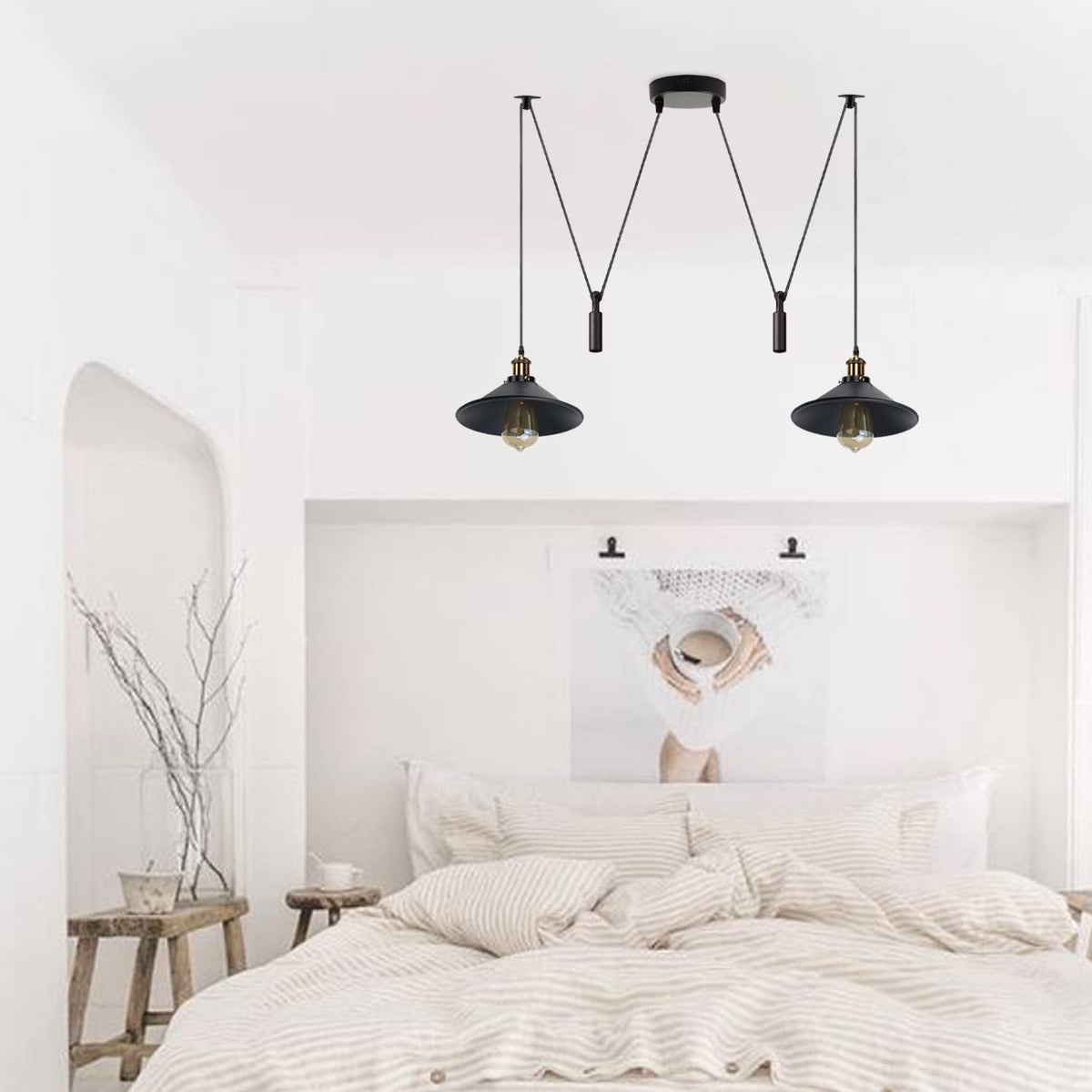 light ceiling pendant black