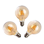 G95 E27 LED Filament Bulb 8W 800lm 2700K Amber Dimmable ~1226