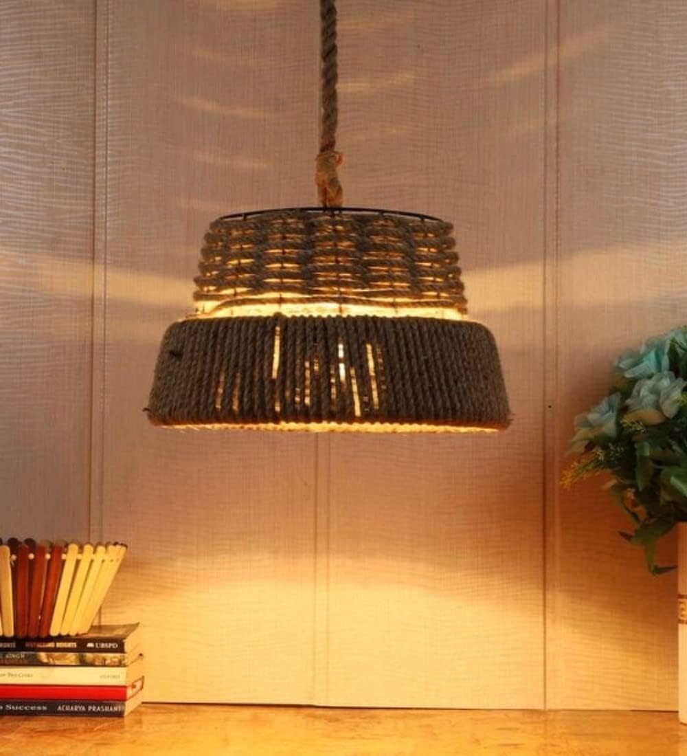 woven hemp rope ceiling lamp s