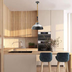 Vintage Hemp Rope Pendant Light | Industrial Metal Hanging Lamp ~1033