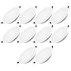 Modern 5W Round Recessed LED Downlight 6000K 550lm ~1223