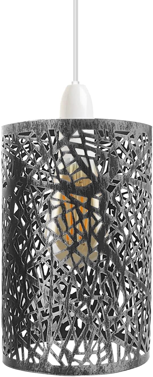 black wire cage light shade la