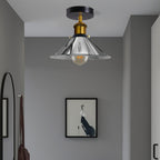 metal cone ceiling light for k