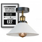 vintage semi flush ceiling lig
