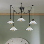 man chandelier spider outdoor