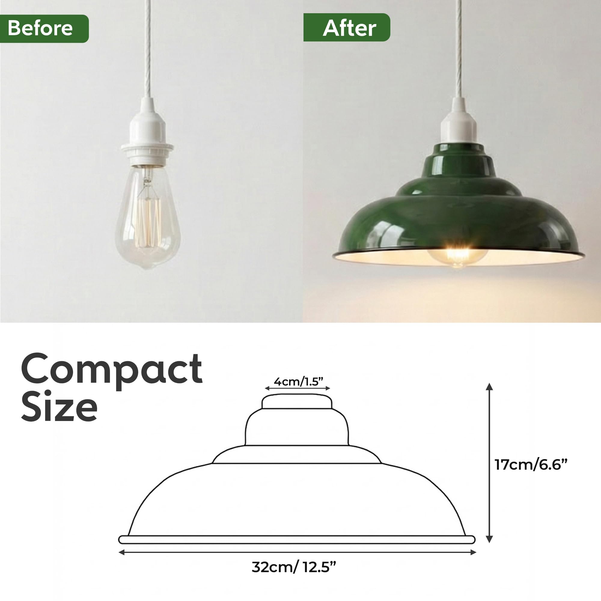 light shade black brass pendan