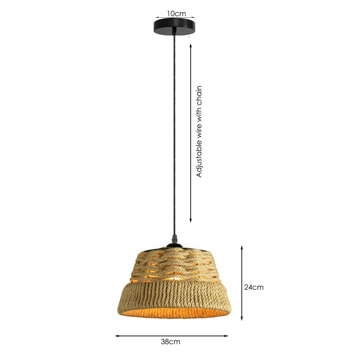 woven hemp rope ceiling lamp s