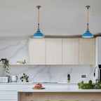 Vintage Hemp Rope Pendant Light | Industrial Metal Hanging Lamp ~1033