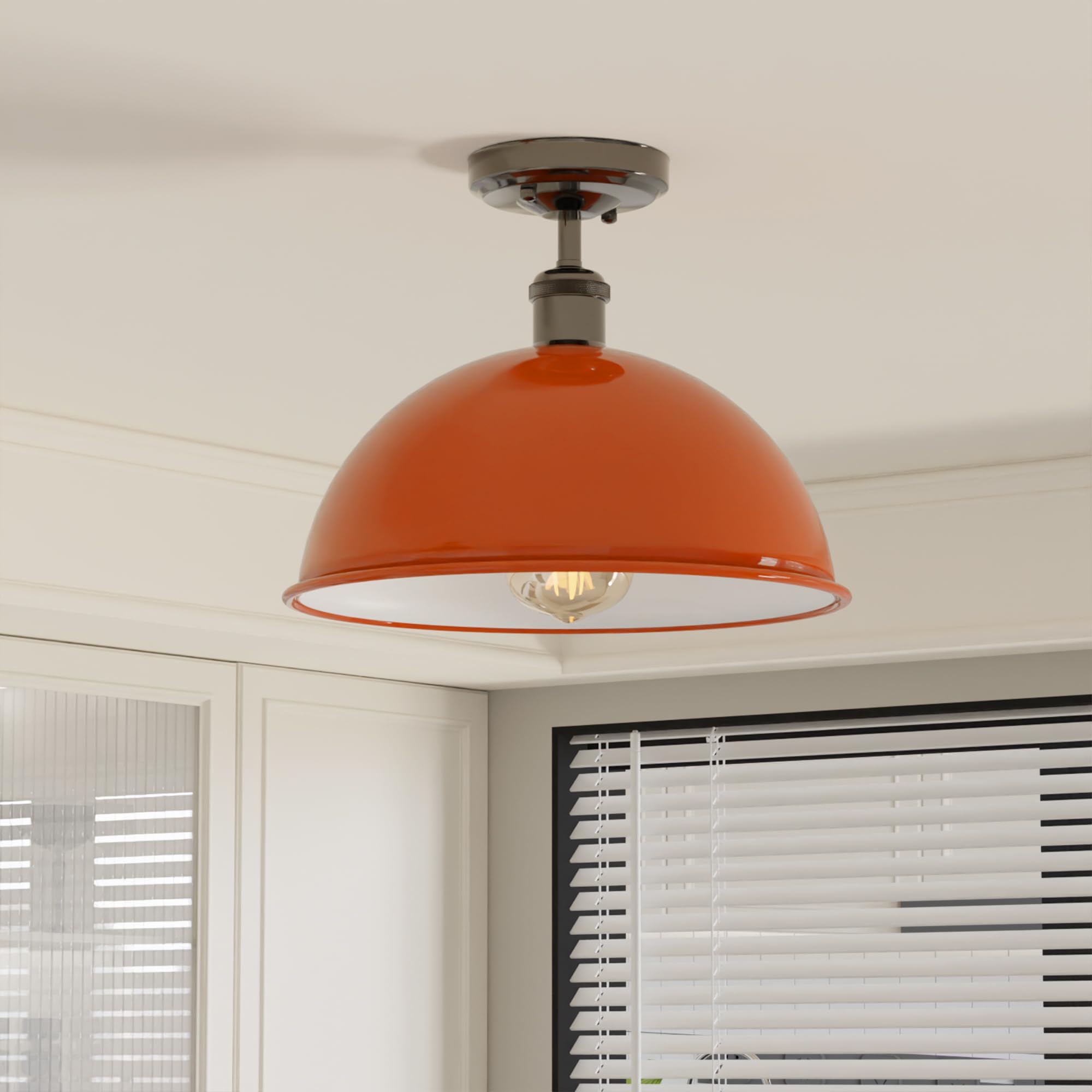 globe light industrial shade