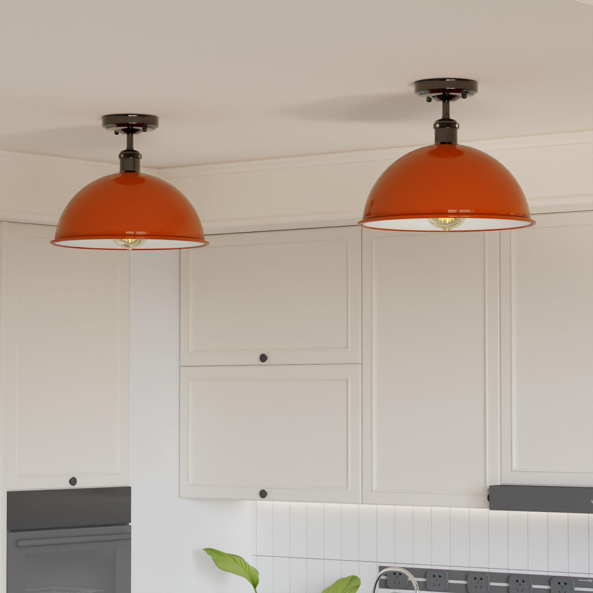 globe light industrial shade