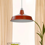 lampshade grey metal shade