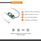 DCVOLTAGE IP20 36-50W Constant Current LED Driver, 300mA ~1062
