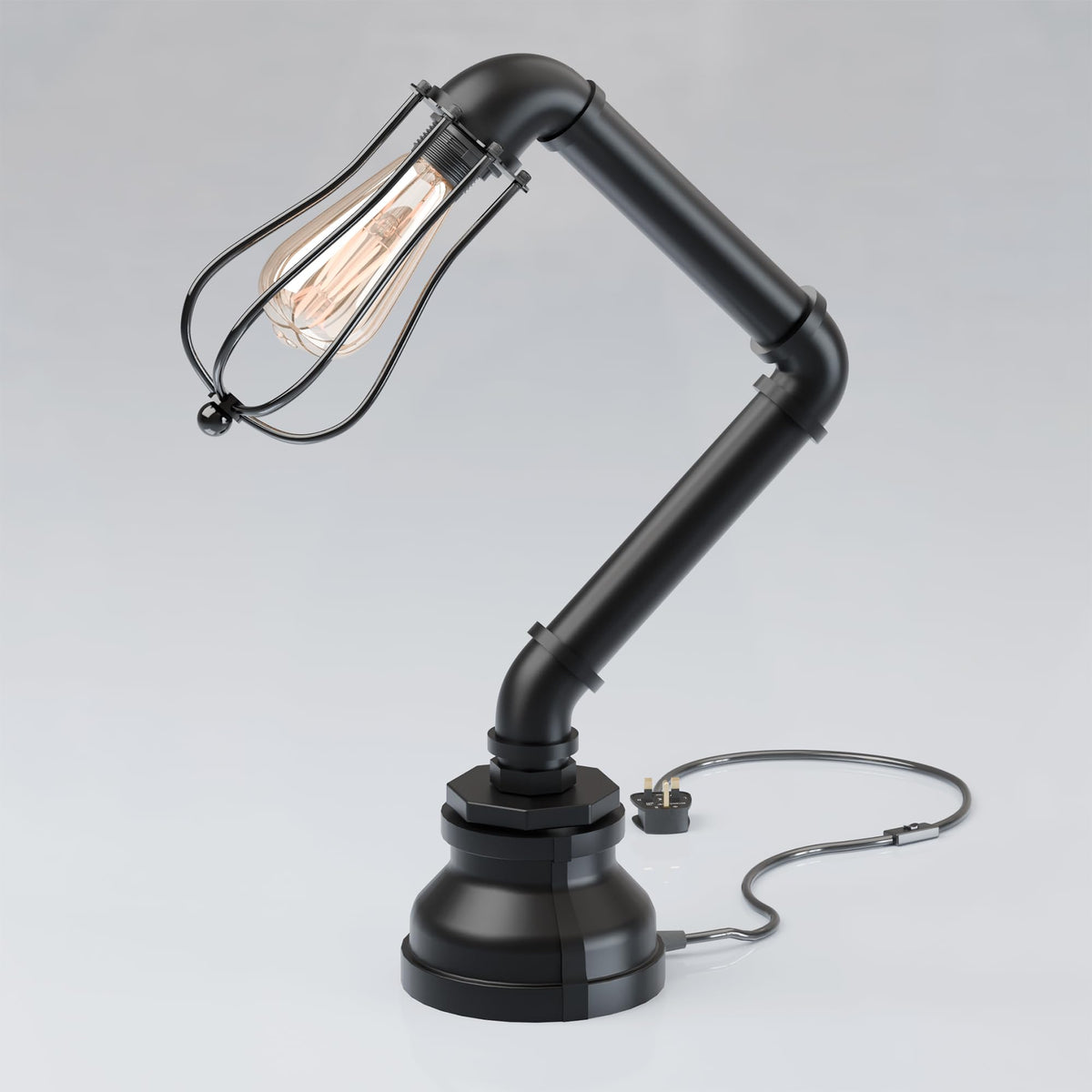 Steampunk Water Pipe Desk Lamp ~1267