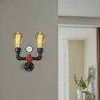 bulb sconce industrial wall