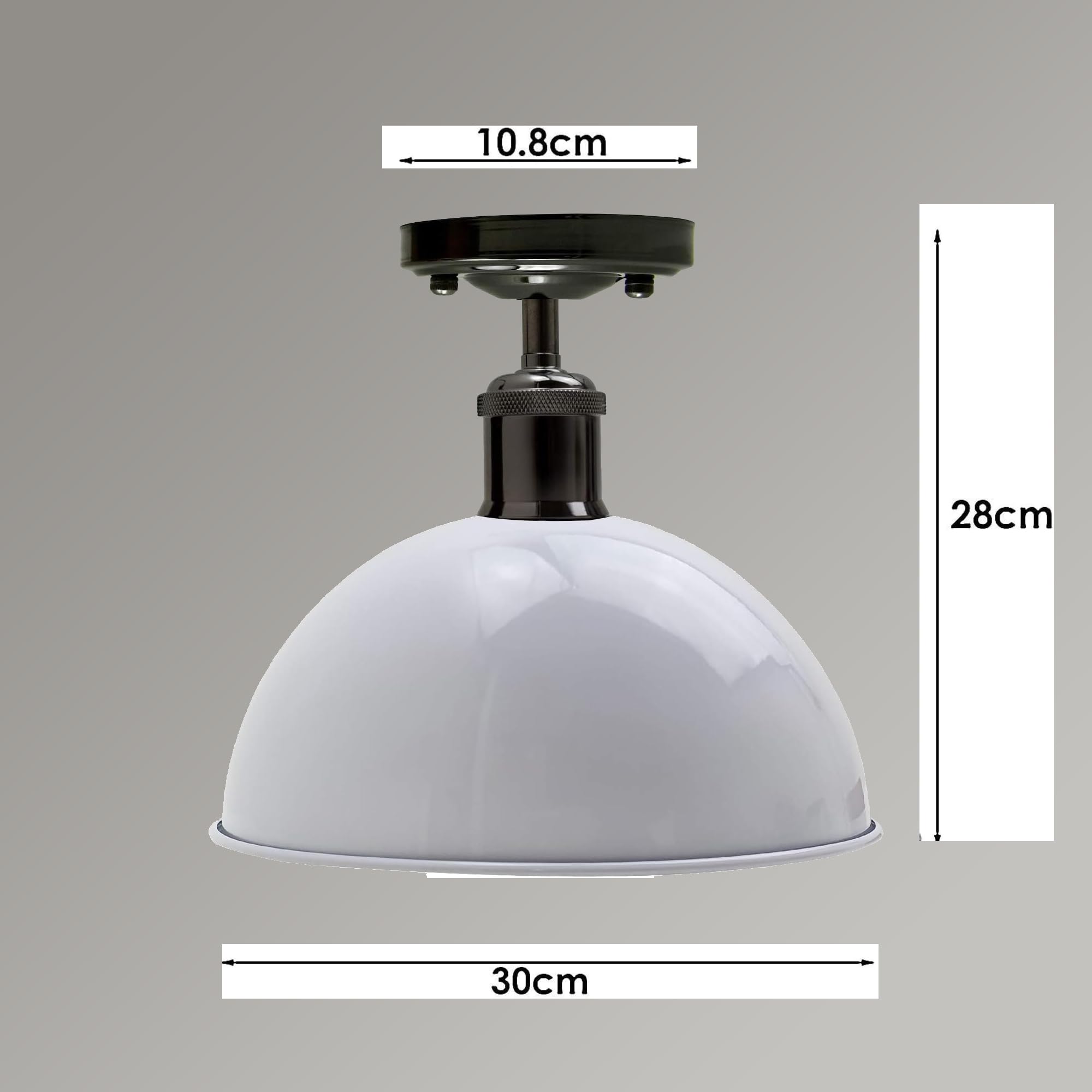 vintage semi fitting shade