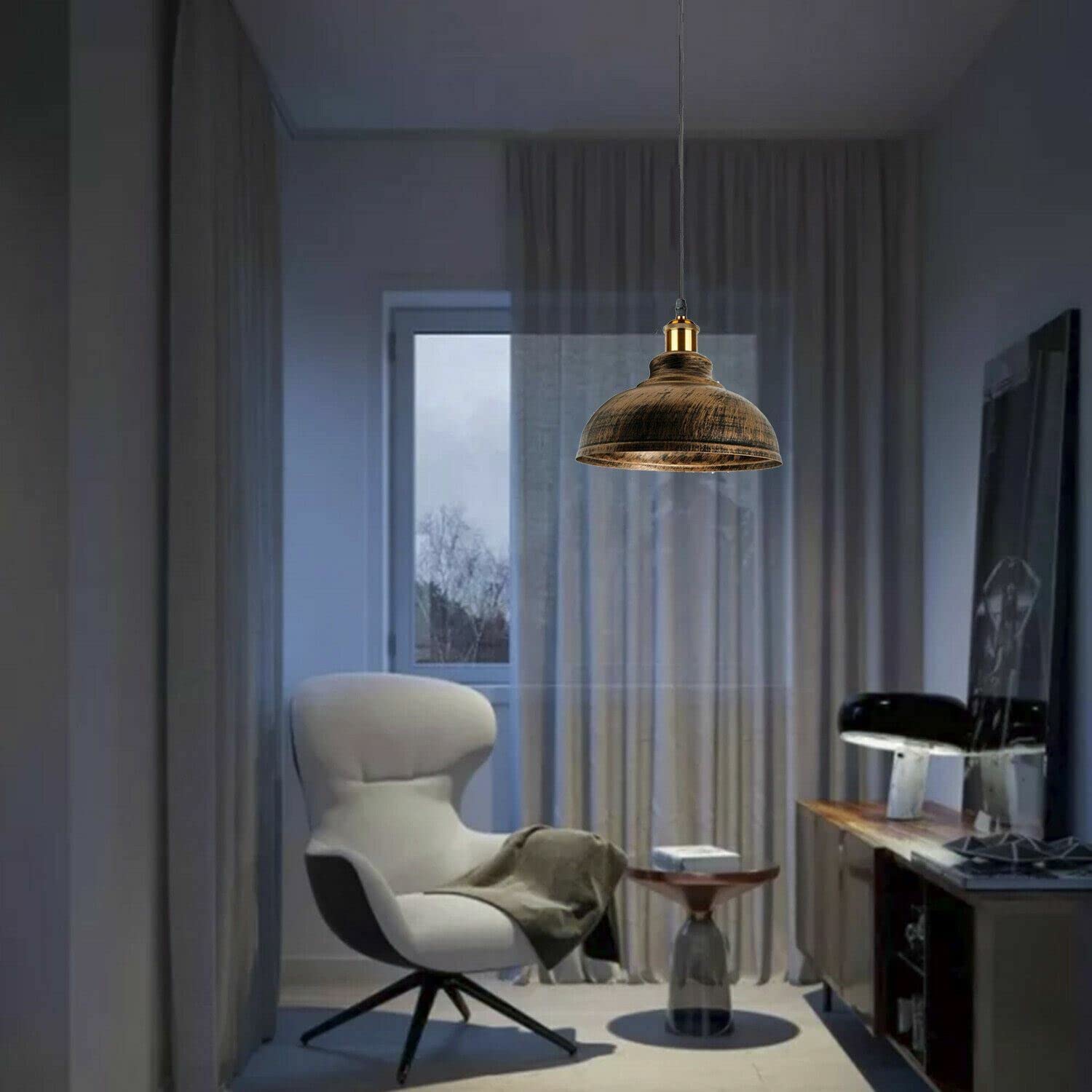 navy large shades black light