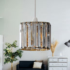 lampshade light crystal gold