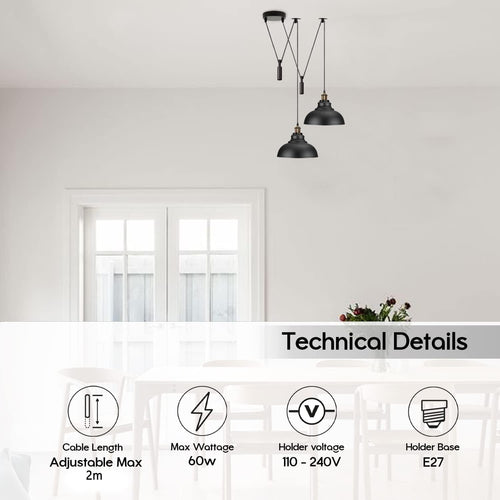 ceiling hardware long hanging