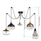 pendant mount cluster steampun