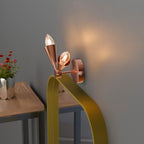 twin wall lights
