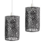 black wire cage light shade la