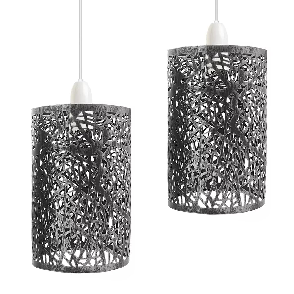 black wire cage light shade la