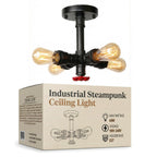 steampunk ceiling light