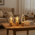 lamps study for christmas