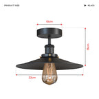 lamp flush ceiling with light