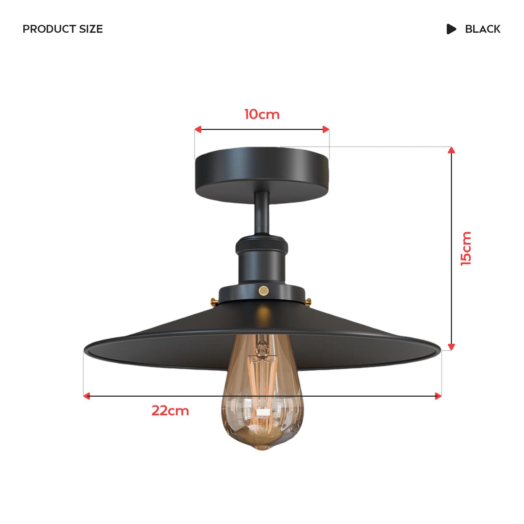 lamp flush ceiling with light