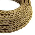 brown black braided core light