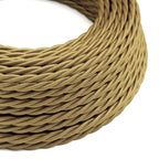 brown black braided core light