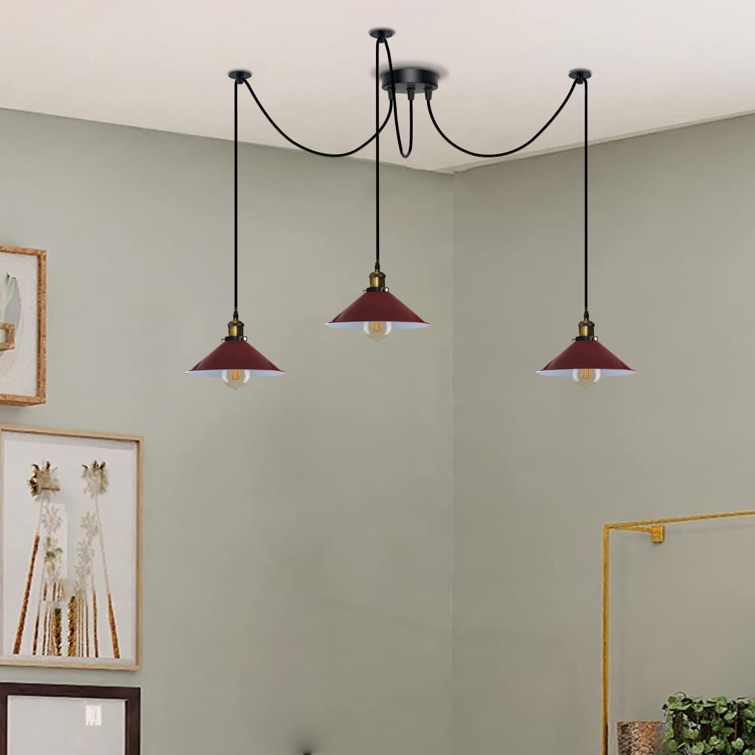 light lampshade pendant indoor