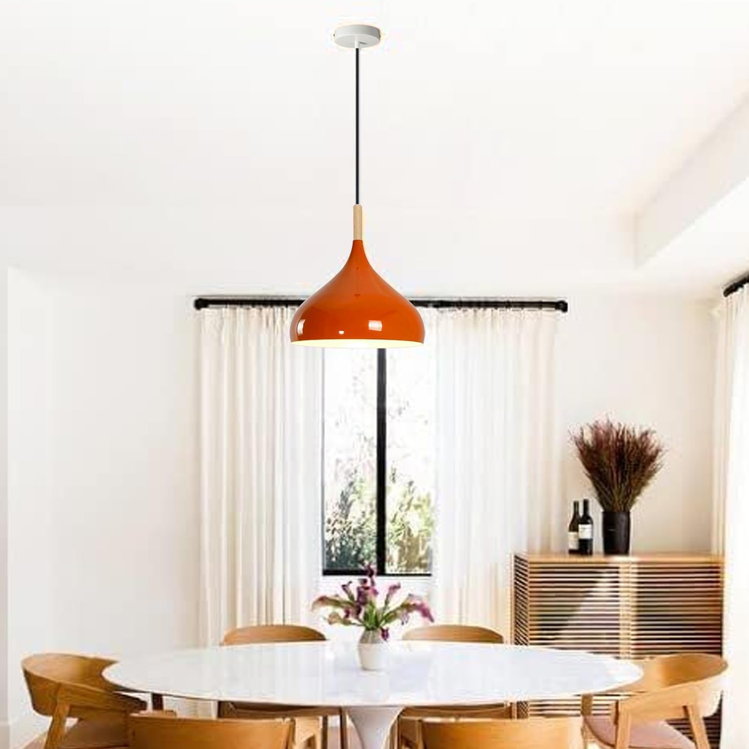 set lampshade lamp copper