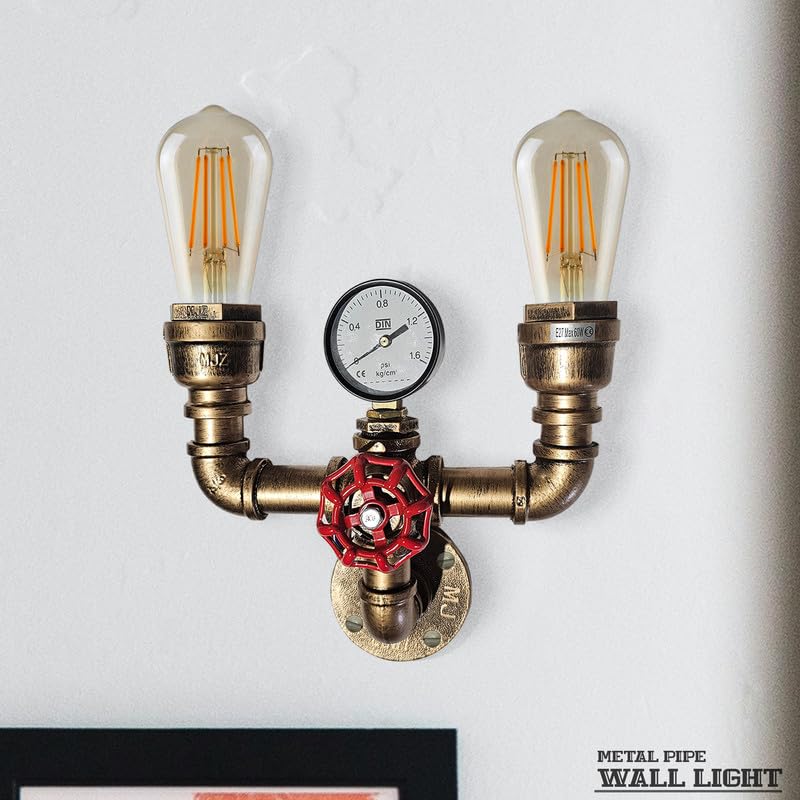 wall rustic edison lamp retro