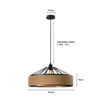 living room hemp rope light