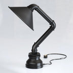 steampunk desk lamp with water