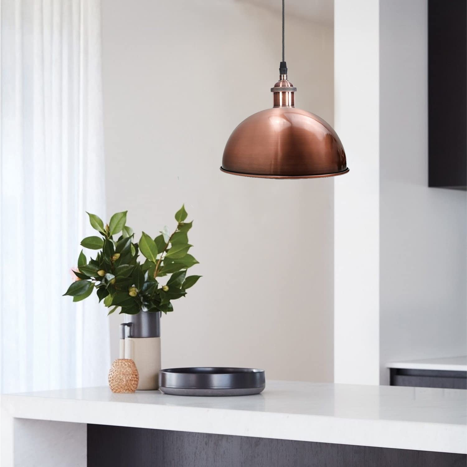 contemporary light copper