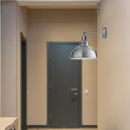 DC Voltage 26cm Metal Dome Lampshade with E27 Reducer Ring ~1215
