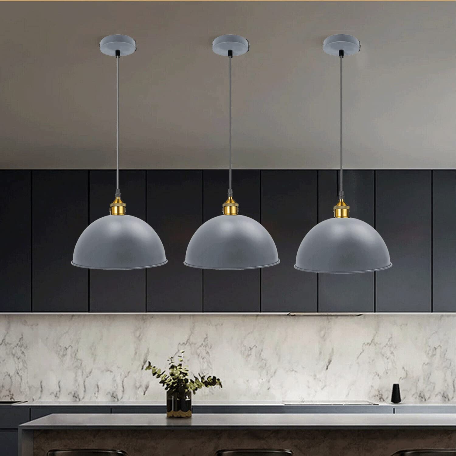 for grey dining light copper