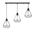black hanging light with vinta