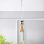 brown black braided core light